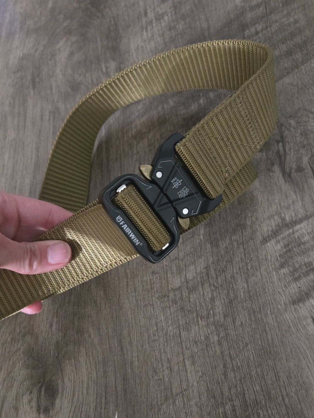 Tactical Belt Cayote Brown